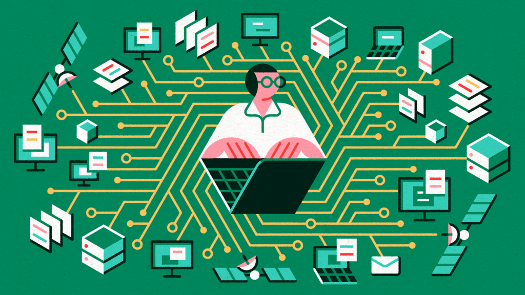 distributed computing illustration