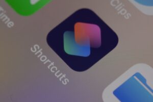 application shortcut widget icon on a screen