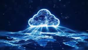 illustration of hybrid and multicloud infrastructure